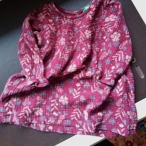 Floral boho baby dress